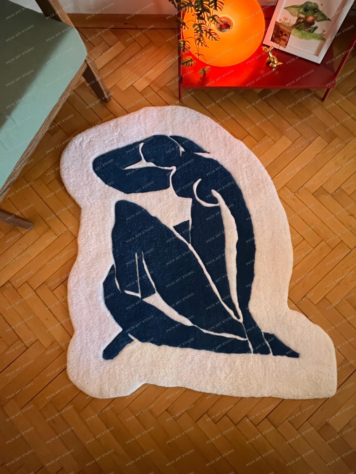 Blue Nude II — Tufting