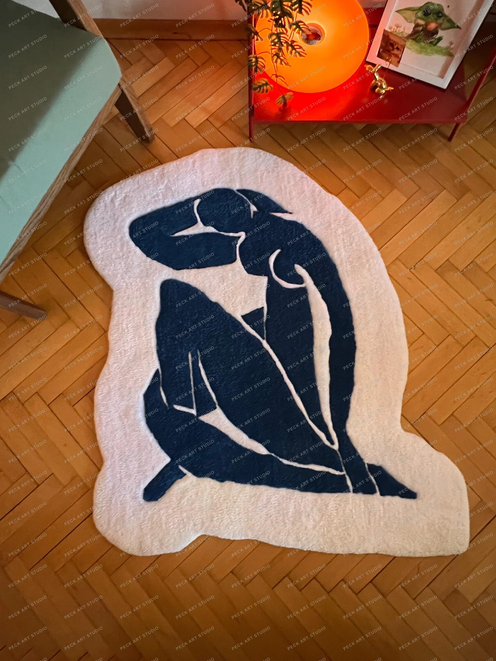 Blue Nude II — Tufting, Nazife Ünal Tekin